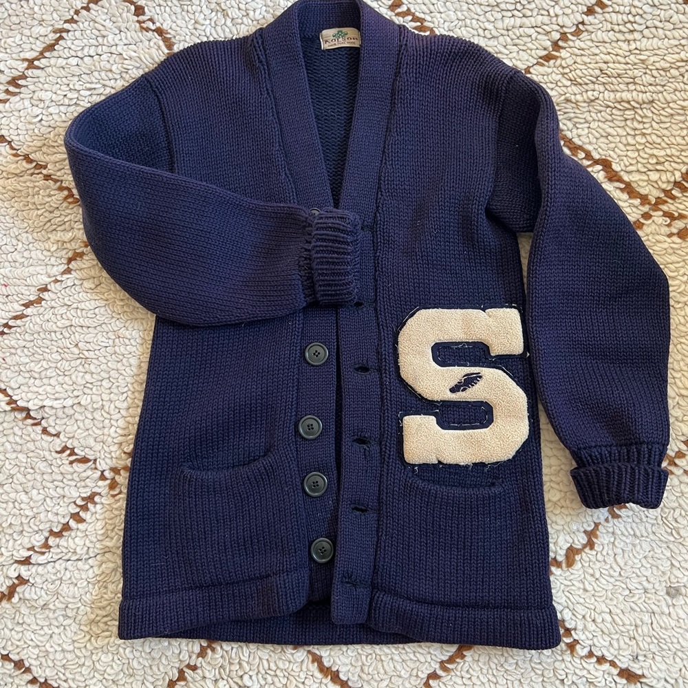 Amazing wool Varsity cardigan